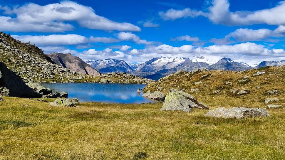 Bergwanderung von Binn hinauf zum Schaplersee