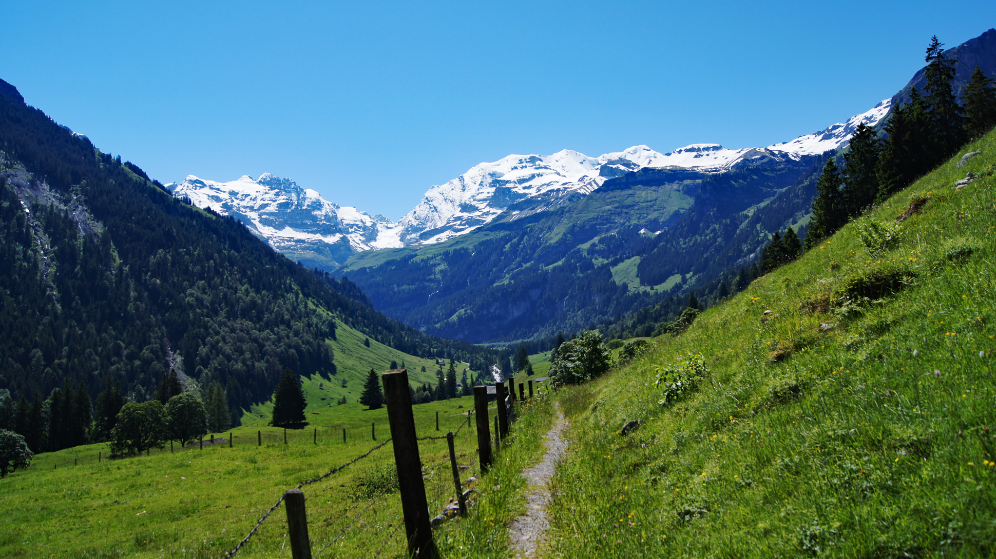 Höhenwanderung von der Griesalp nach Ramslauenen