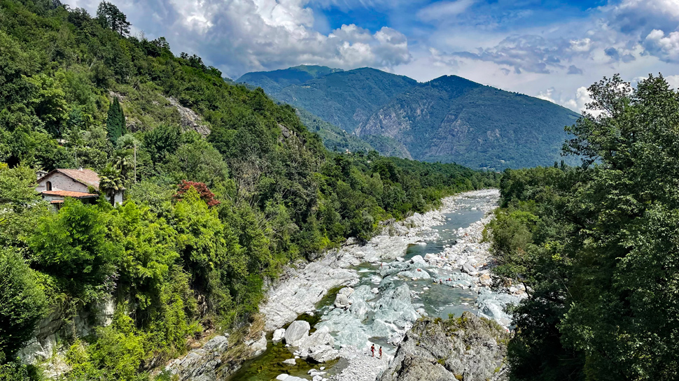 Wanderung von Intragna via Ponte Brolla nach Solduno