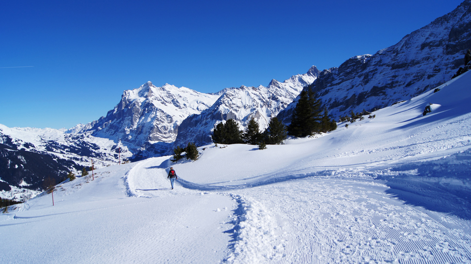 Winterwanderung vom Männlichen zur Kleinen Scheidegg