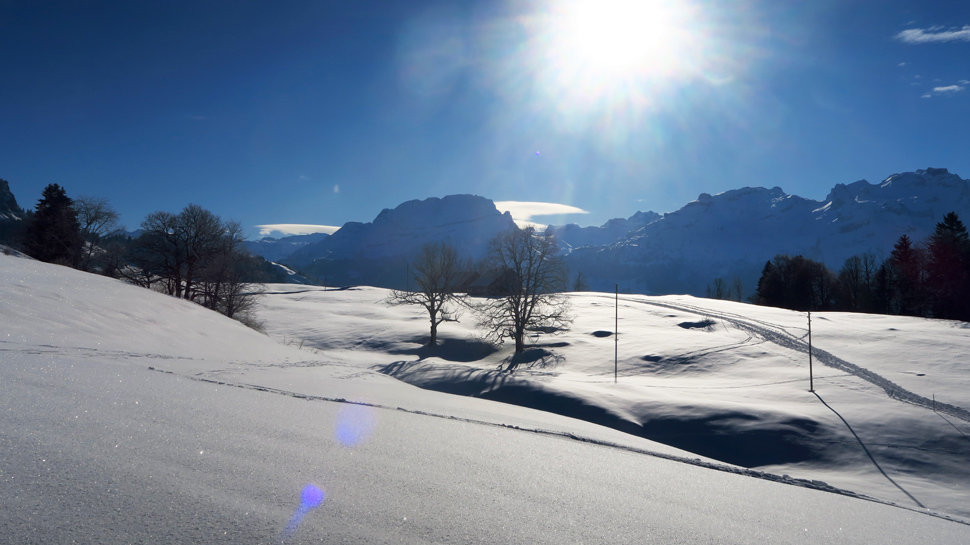 Winterwanderung von St. Karl nach Oberiberg