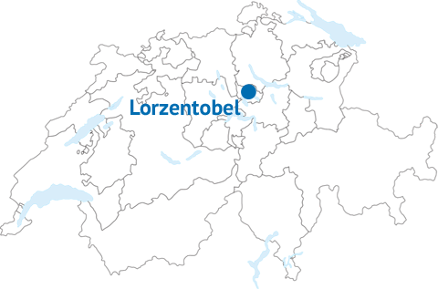 Lage von Lorzentobel