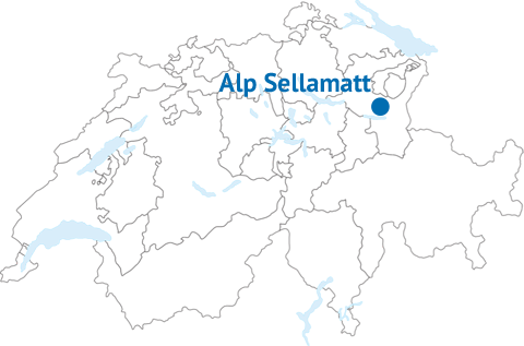 Geografische Lage von Alp Sellamatt