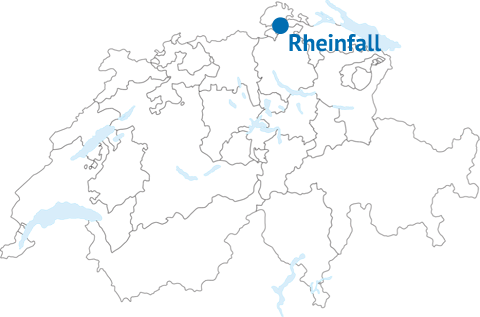 Lage von Rheinfall